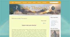 Desktop Screenshot of dailytheosophy.net
